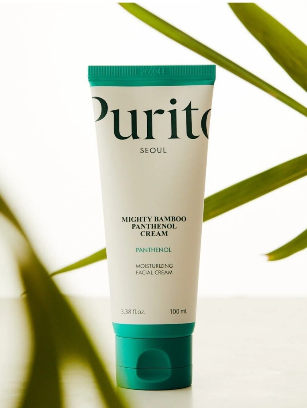 PURITO Mighty Bamboo Panthenol Cream - White & Teal Tube